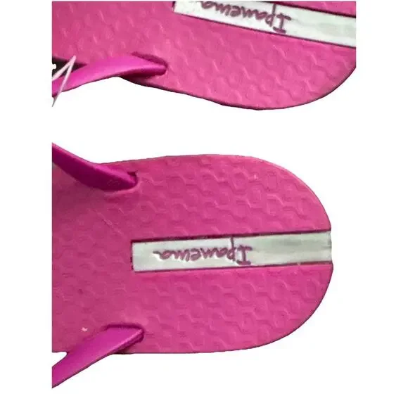impanema rubber flip flops hot pink 7 - Picture 3 of 5